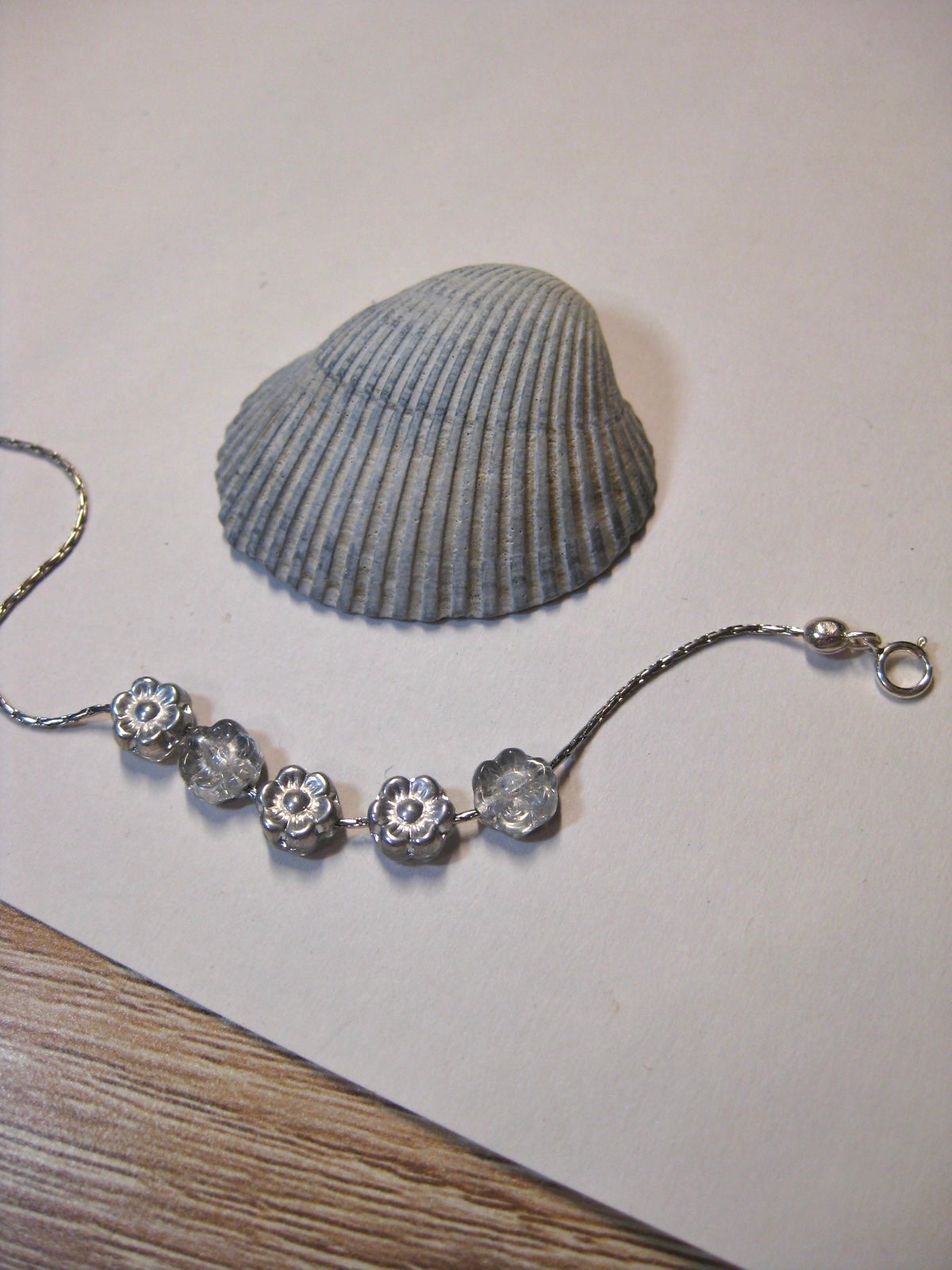 Silver Daisy Bracelet